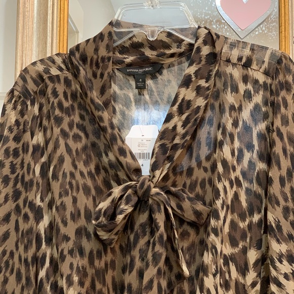 Banana Republic ., Animal print dress 🐆SZ 4 - Picture 7 of 10